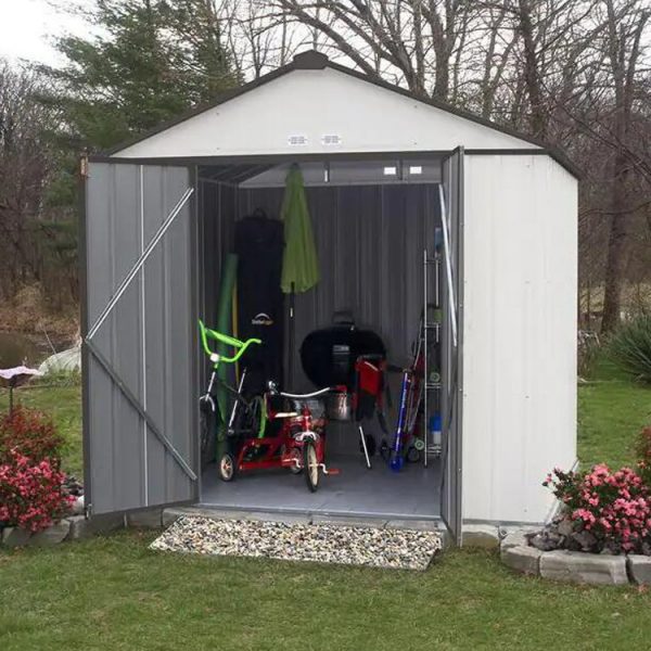 High Gable Steel Storage Shed