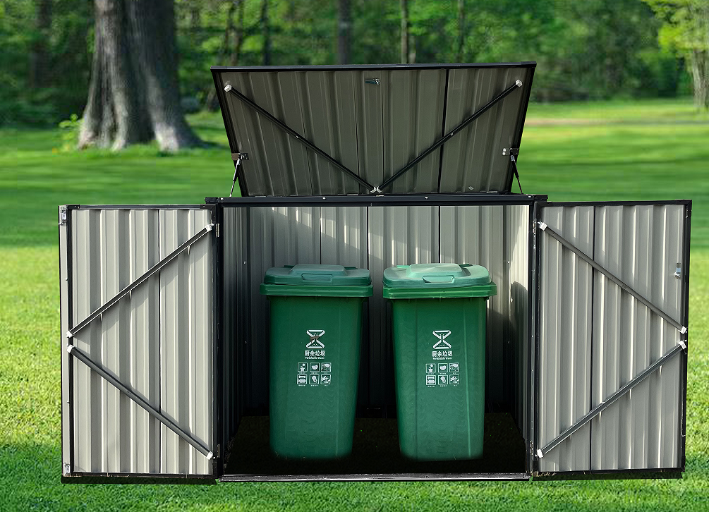 Garbage Can Storage: A Clever, Attractive Way to Conceal Trash Cans and ...