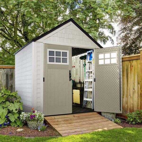 Storage Shed with Utility Hook