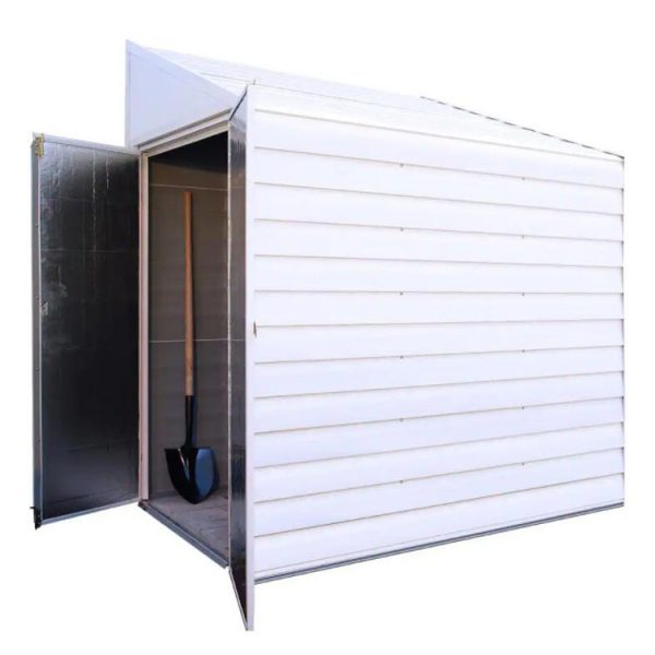 Protetor de quintal de metal com porta dupla
