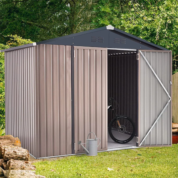 Metal Storage Shed with Lockable Door