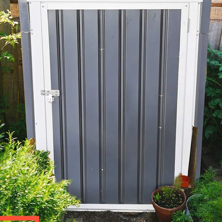 Metal Outdoor Storage Shed Waterproof Outdoor Storage Trash Can Enclosure - immagine 4