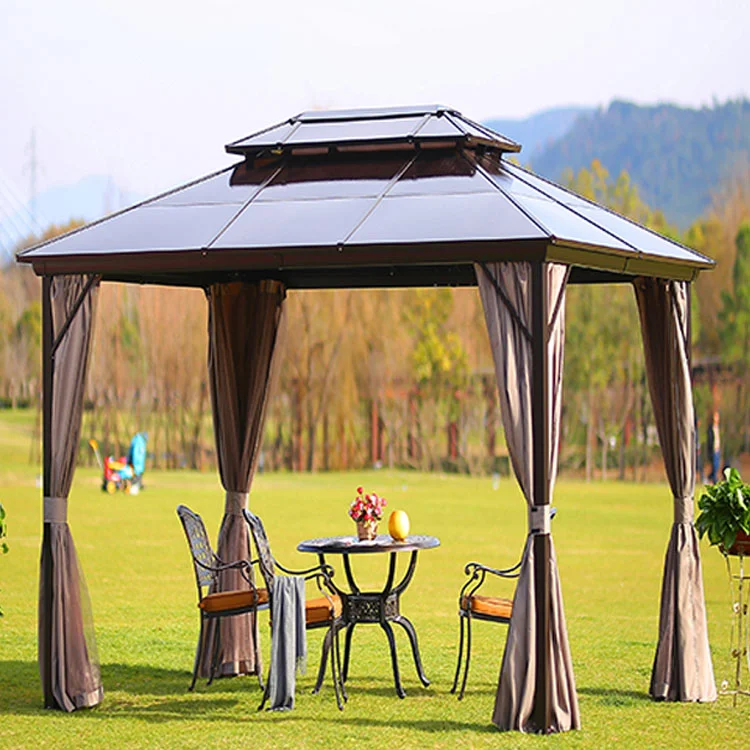 Double Roof Hardtop Gazebo