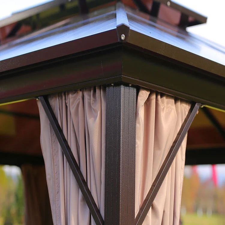 Double Roof Hardtop Gazebo
