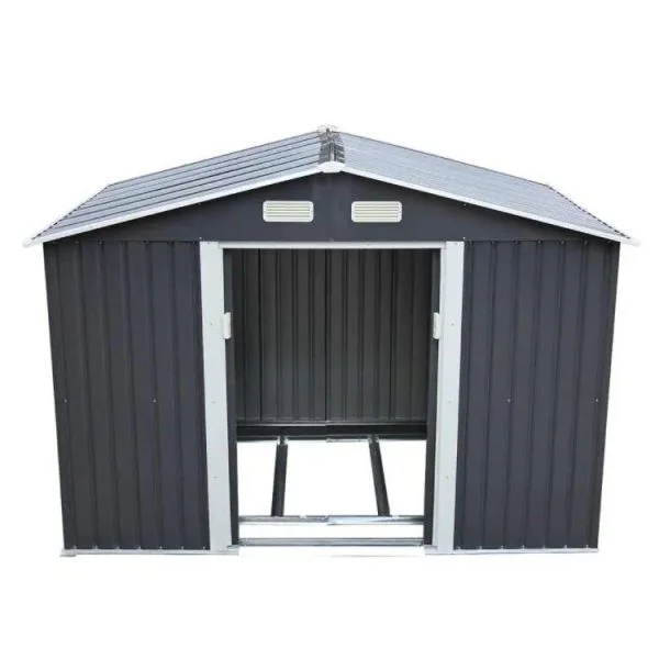 Outdoor Metal Storage Shed with Lockable Door