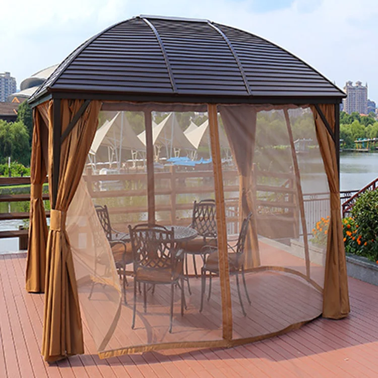 Gazebo da giardino all'aperto di Santorini