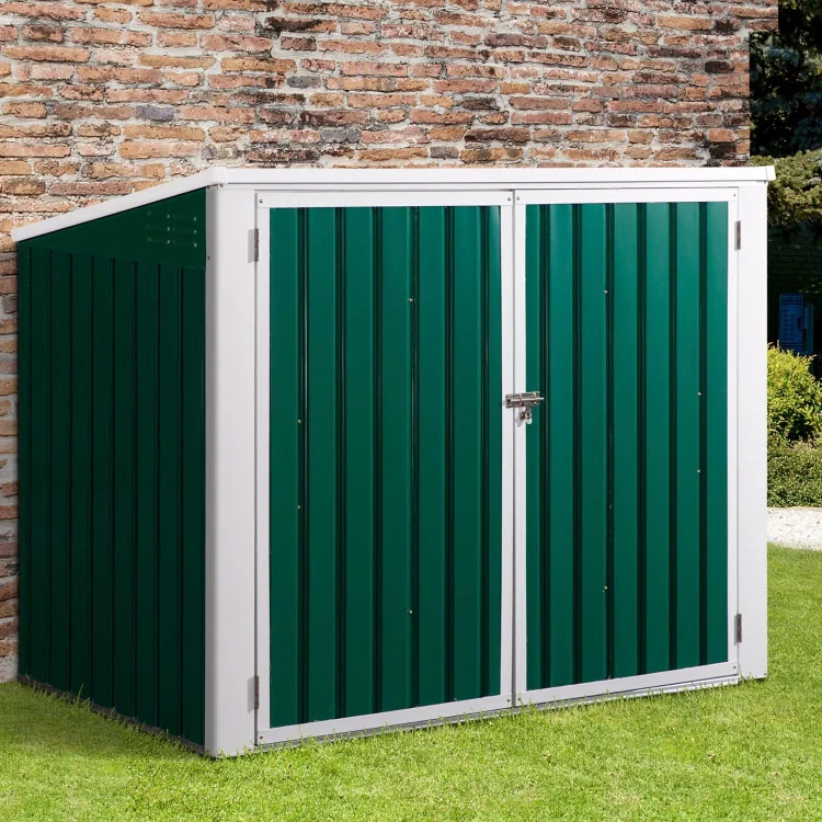 Garden Trash Cans Storage Shed