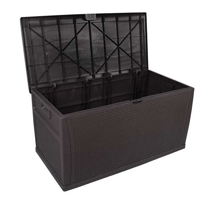 Wooden style HDPE storage box