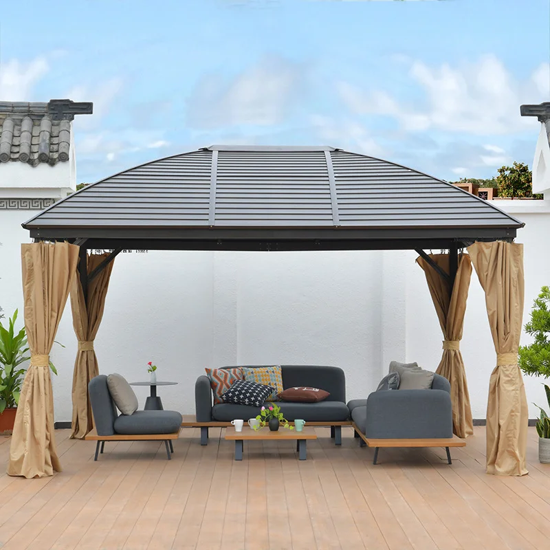 Outdoor Pergola Patio Aluminum Frame Gazebo Factory — изображение 2