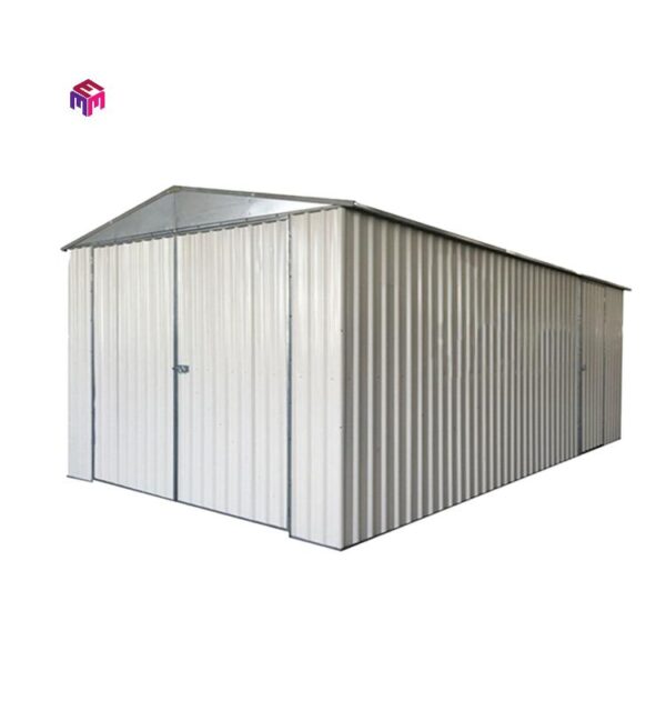 Cobertizo y granero para almacenamiento de metal de 20 × 30 con puerta enrollable