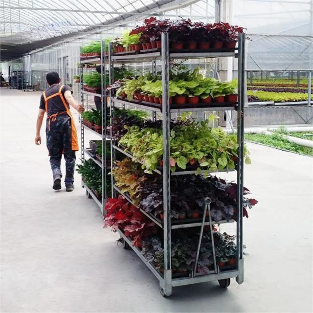 nursery plant trolley cart